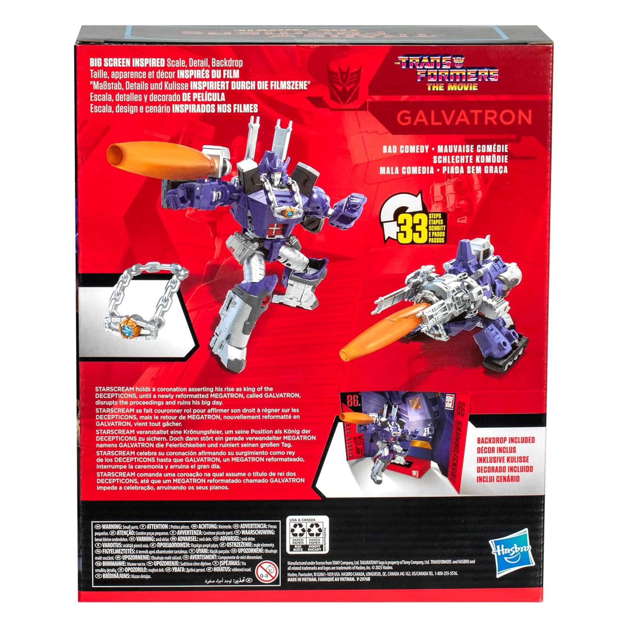 Transformers The Movie Studio Series 86-31 Galvatron Action Figure