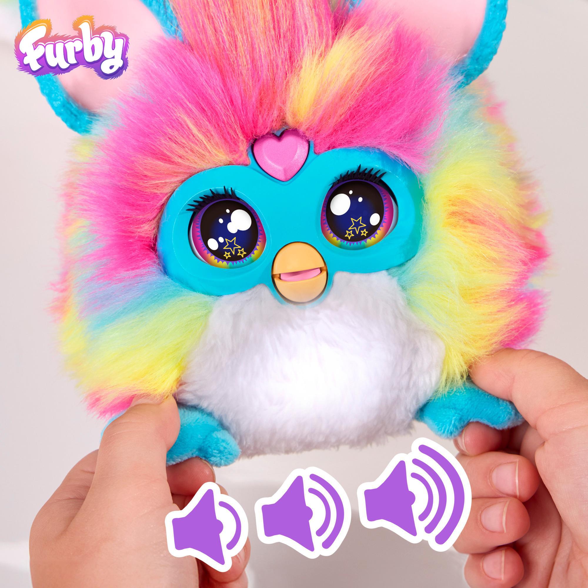Furby DJ 32-Inch Interactive Rainbow Plush | With Music, Lights, Motion, & Games