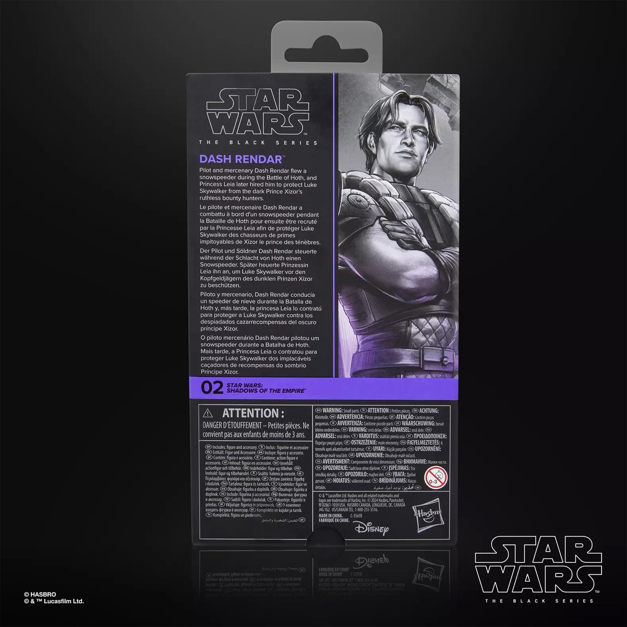 Star Wars Black Series Dash Rendar 6-Inch Action Figure