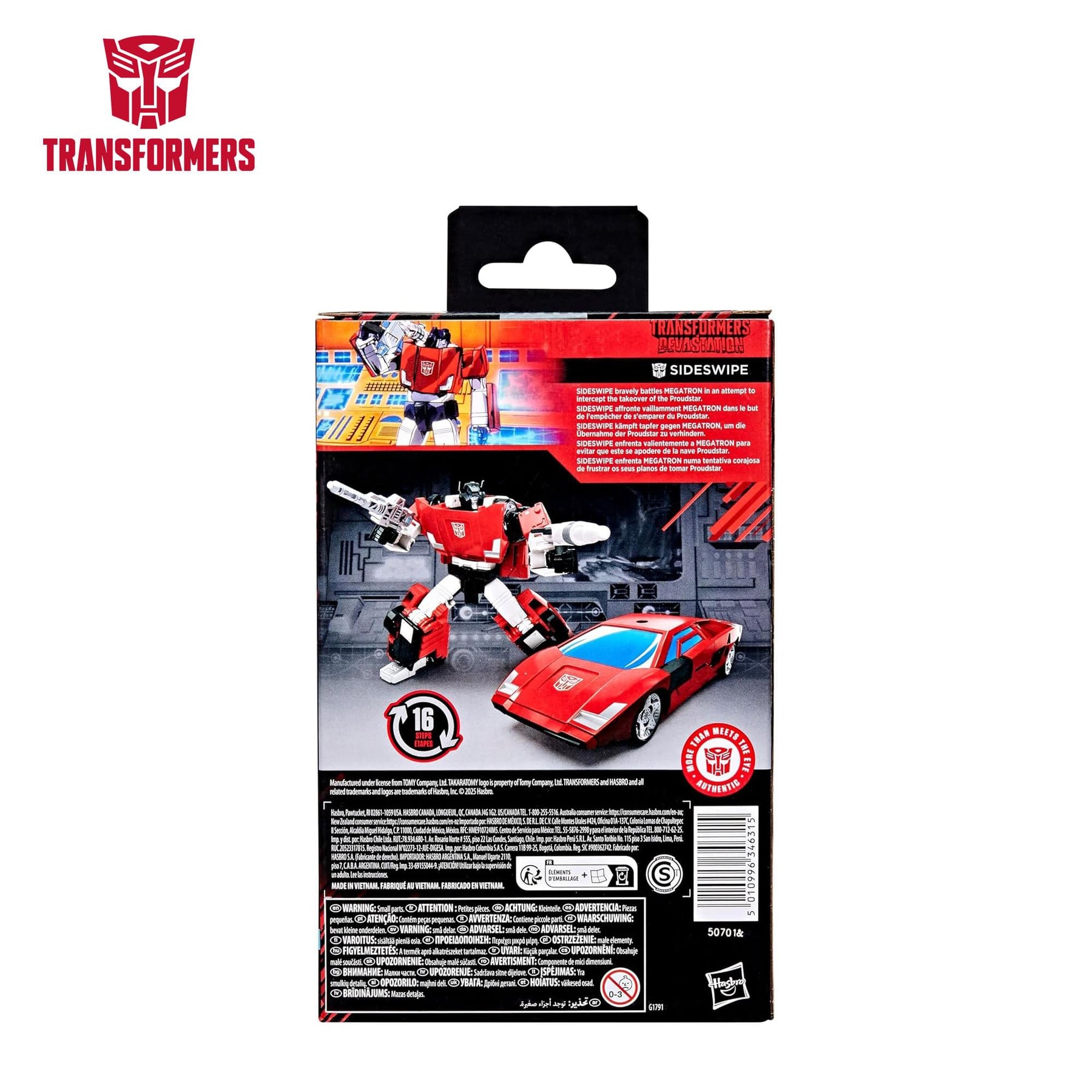 Transformers Studio Series Devastation Sideswipe Action Figure