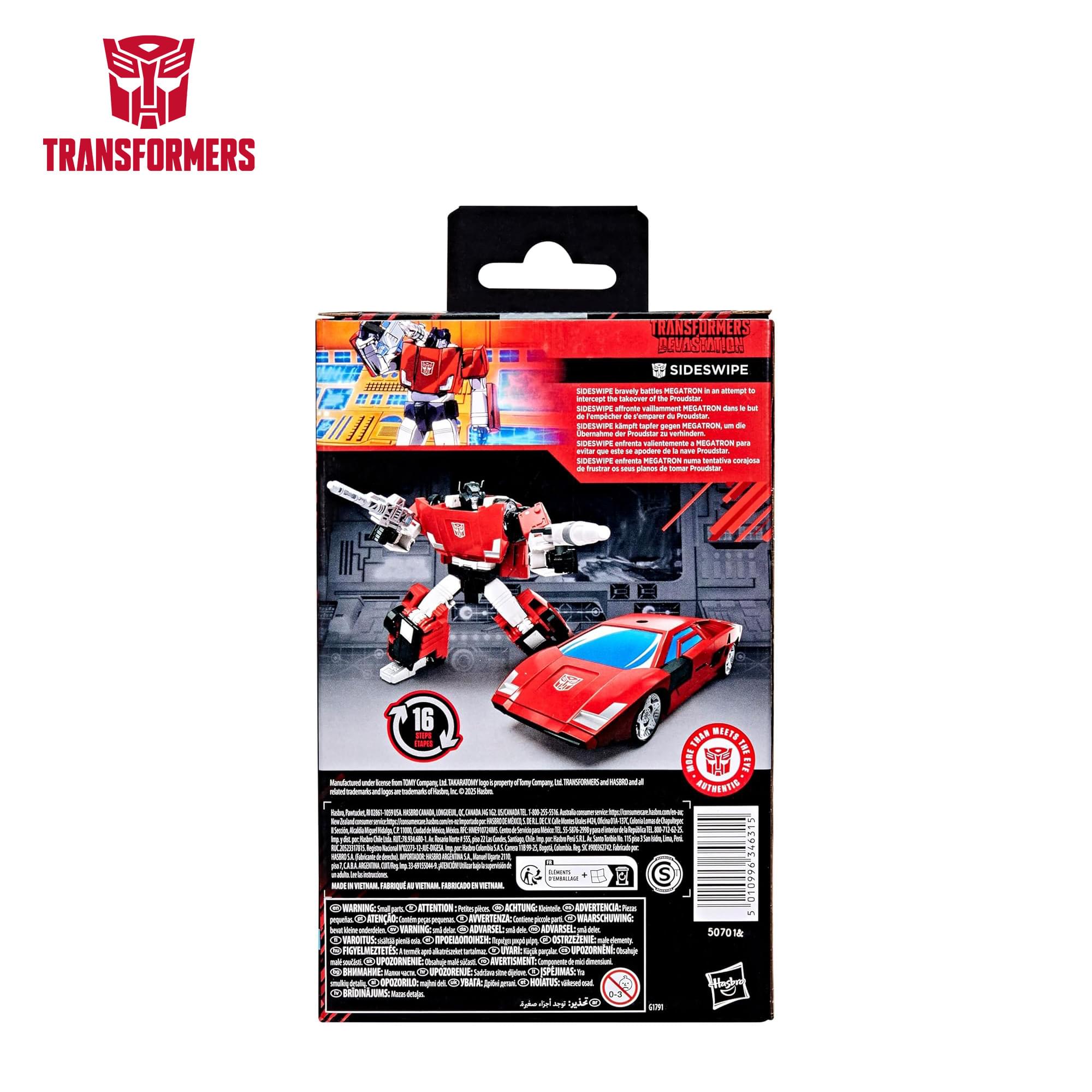 Transformers Studio Series Devastation Sideswipe Action Figure