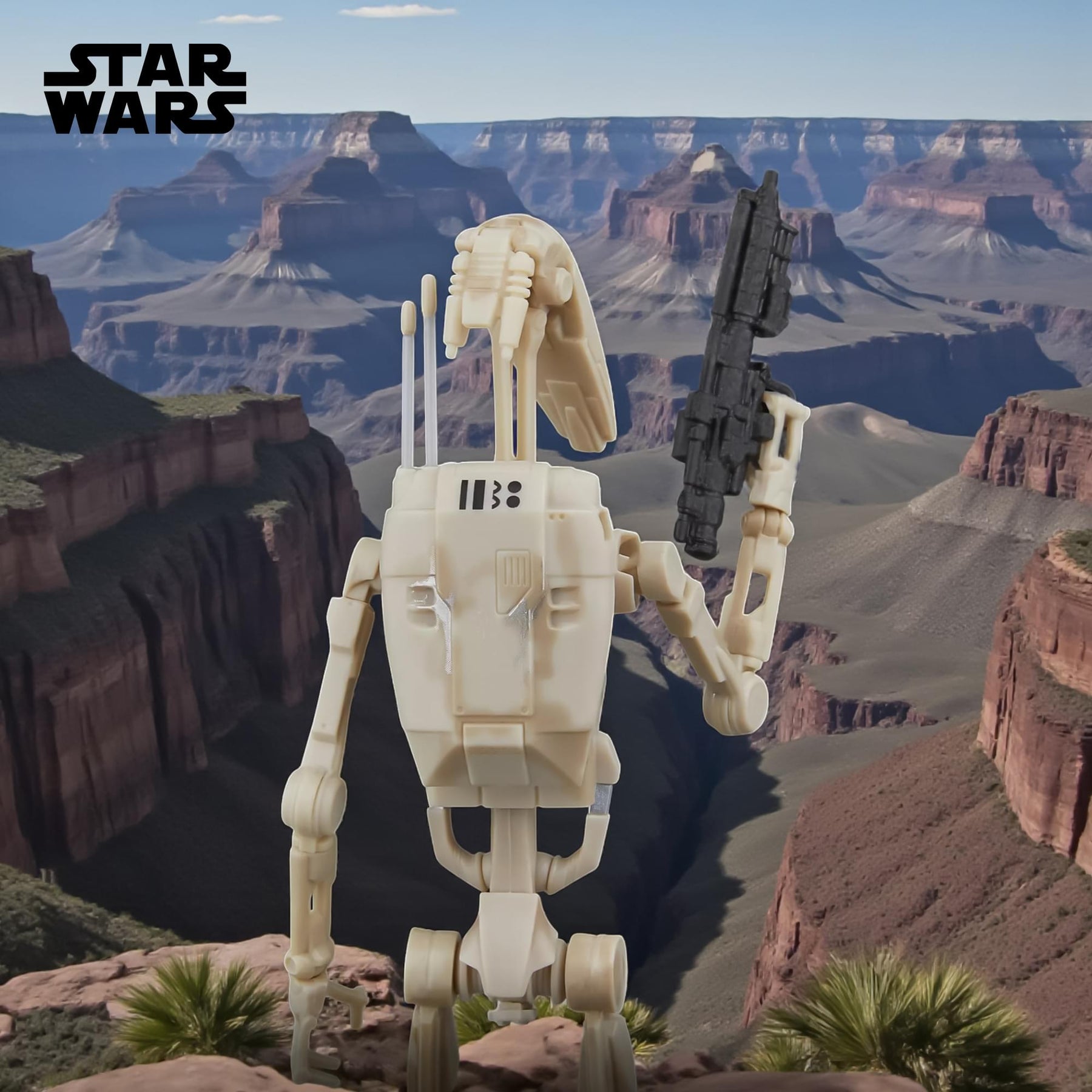 Star Wars Black Series Battle Droid and STAP 6-Inch Action Figure Set