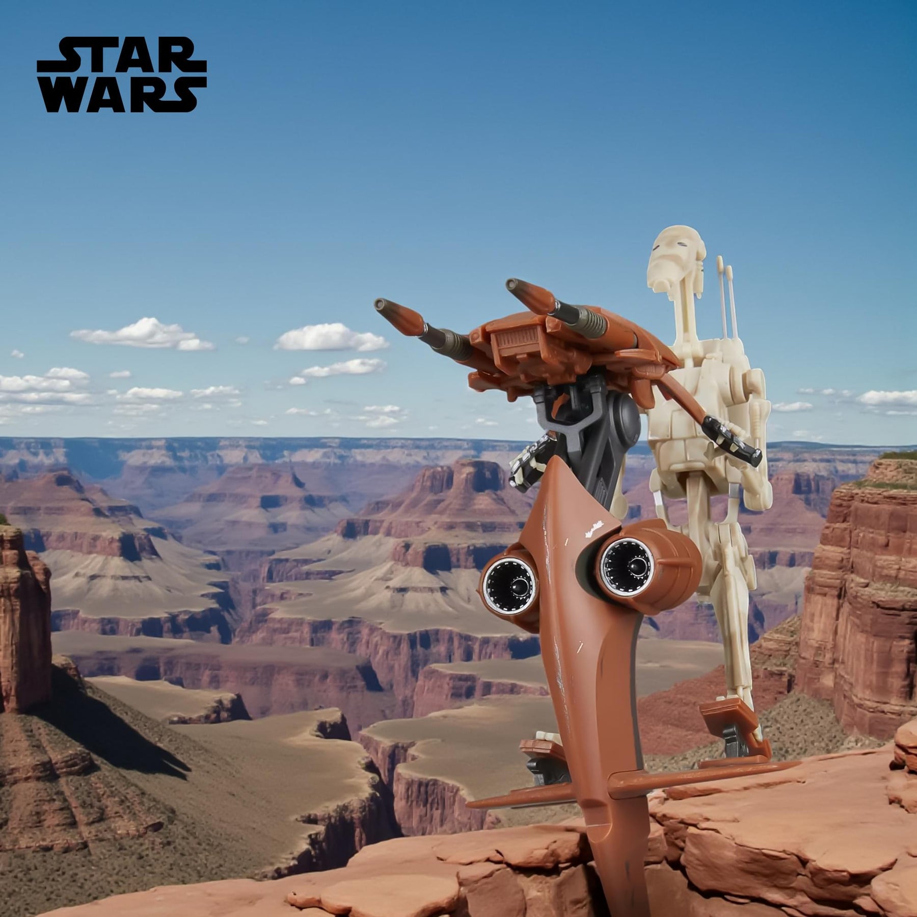 Star Wars Black Series Battle Droid and STAP 6-Inch Action Figure Set