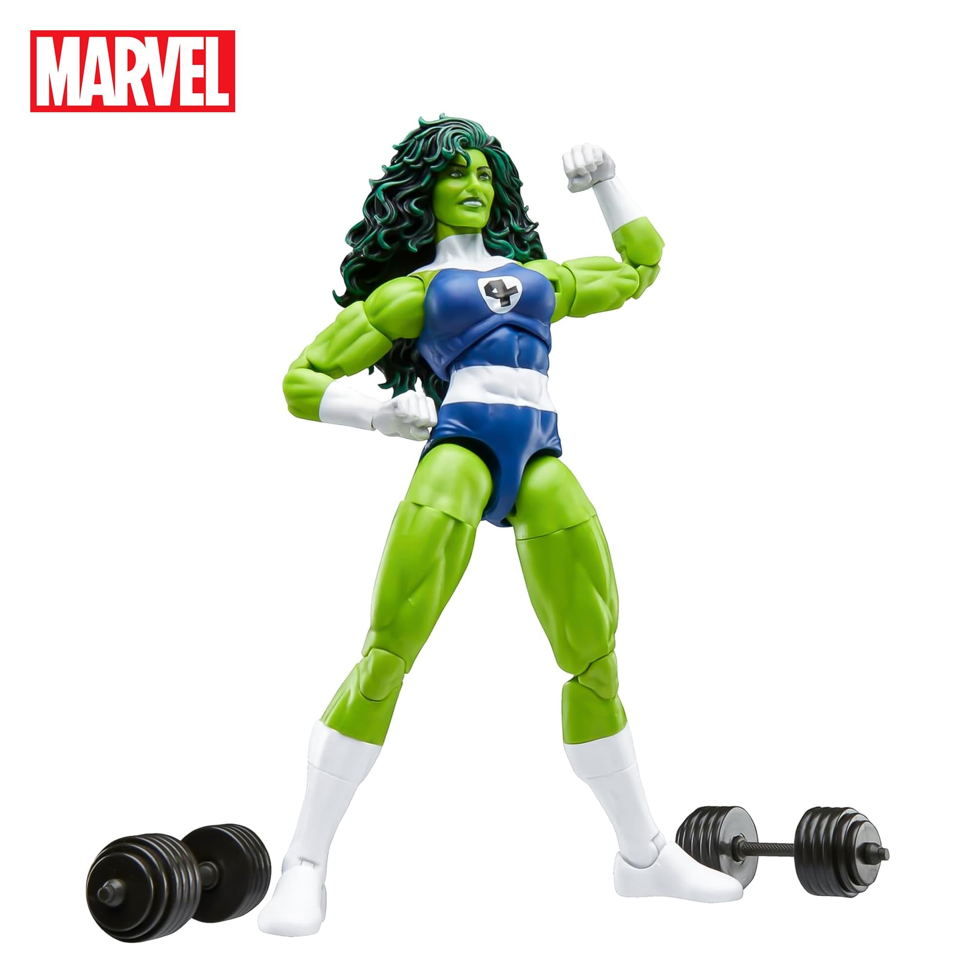 Marvel Legends Fantastic Four She-Hulk Action 6-Inch Action Figure