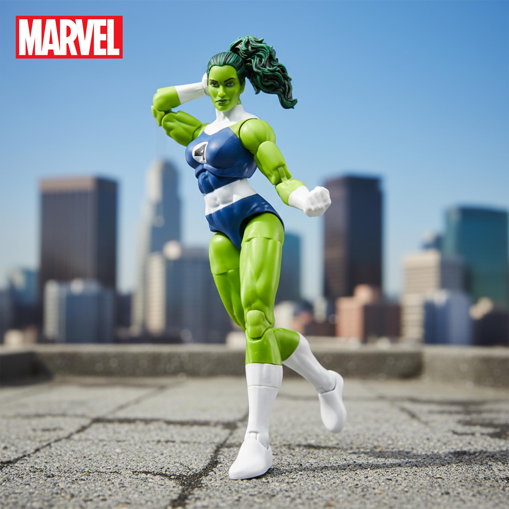 Marvel Legends Fantastic Four She-Hulk Action 6-Inch Action Figure