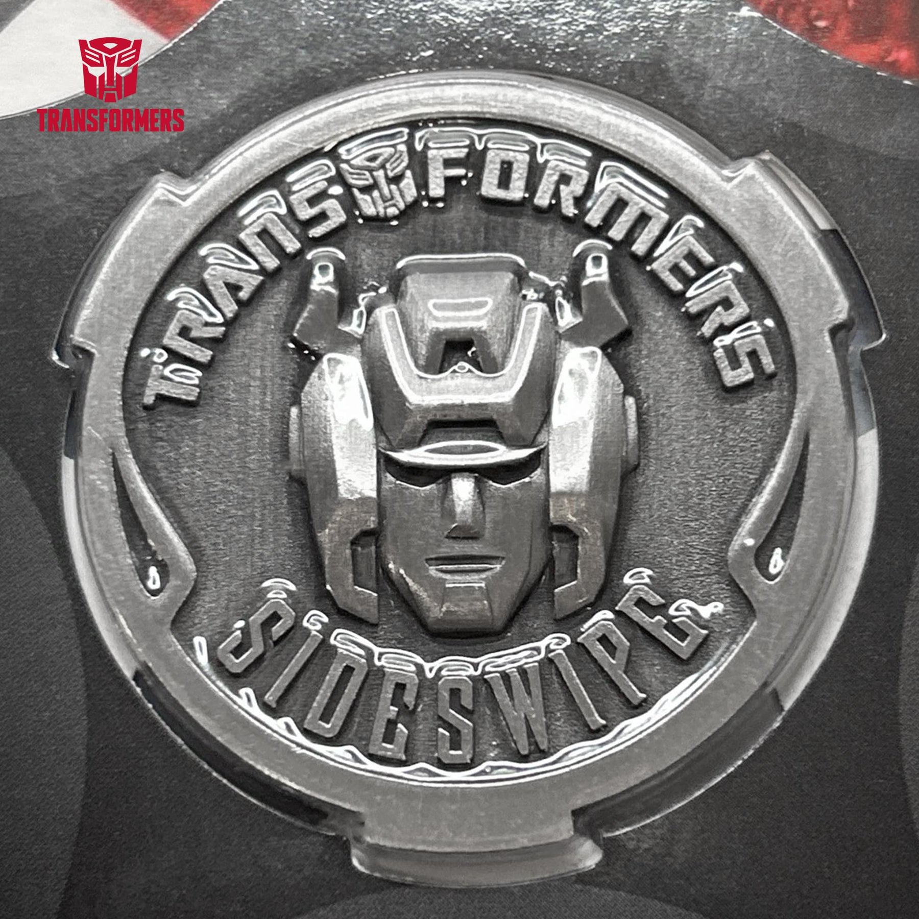 Transformers MP12 Sideswipe Bonus Silver Coin Accessory
