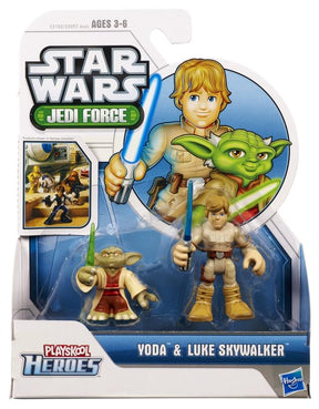 Star Wars Jedi Force Playschool Heroes 2-Pack Yoda & Luke Skywalker