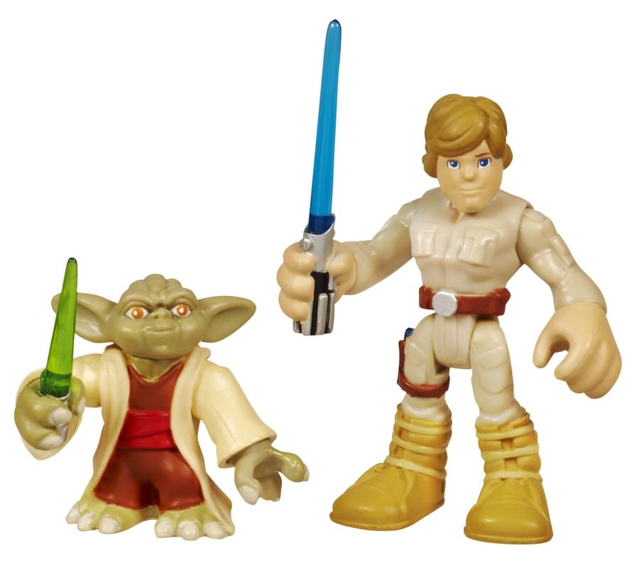 Star Wars Jedi Force Playschool Heroes 2-Pack Yoda & Luke Skywalker