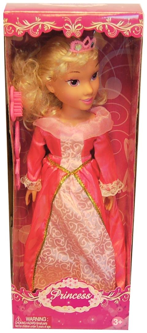 19" Princess Doll In Pink Dress