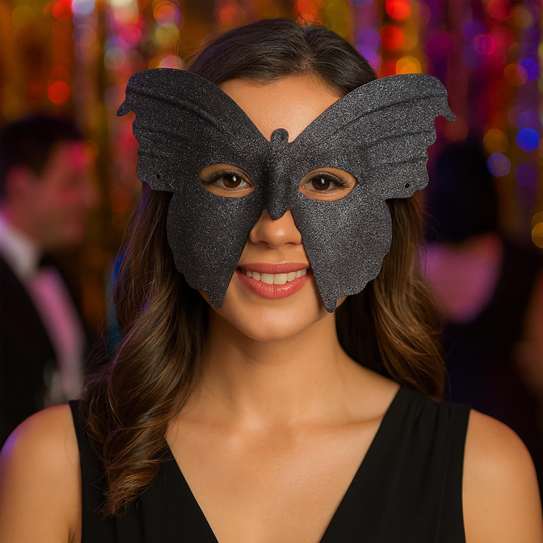 Black Butterfly Adult Masquerade Costume Mask