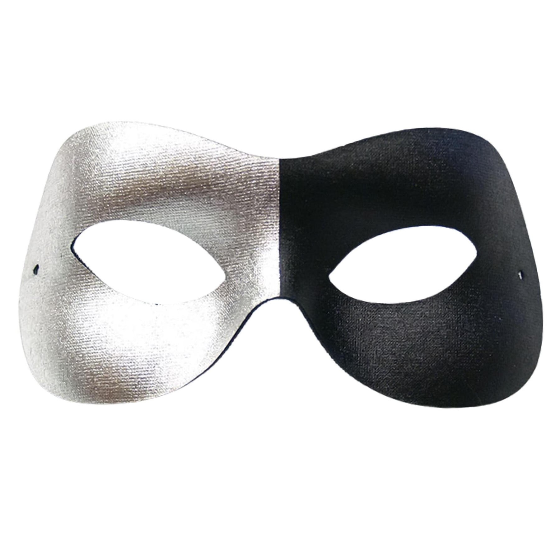 Black & Silver Fashion Mask (Half)