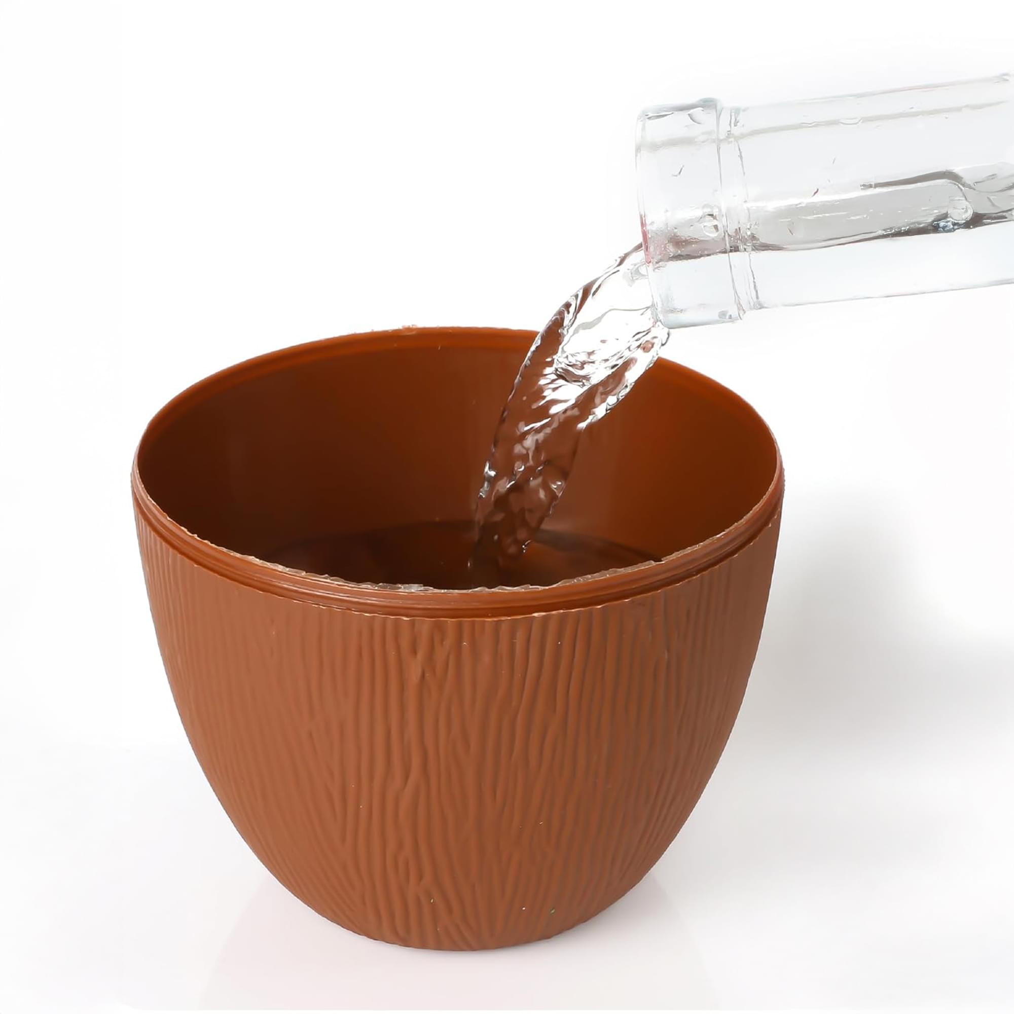 Coconut Cup Flower and Straw