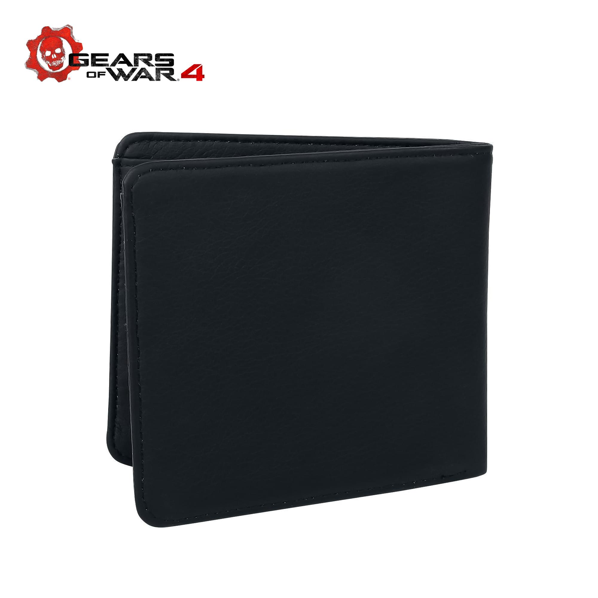 Gears of War 4 Embossed Crimson Omen Logo Bi-Fold Wallet