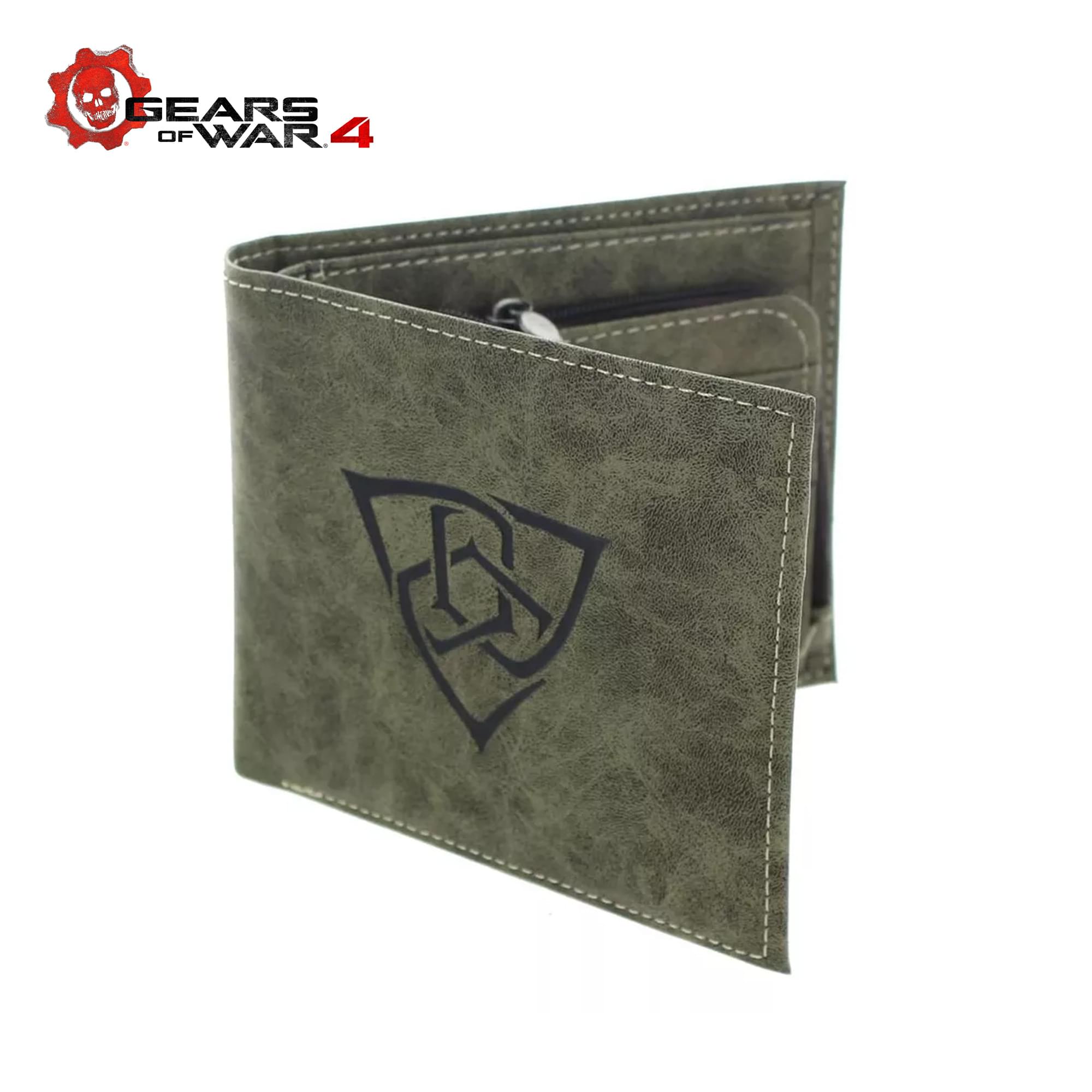 Gears of War 4 Embossed Outsiders Logo Bi-Fold Wallet