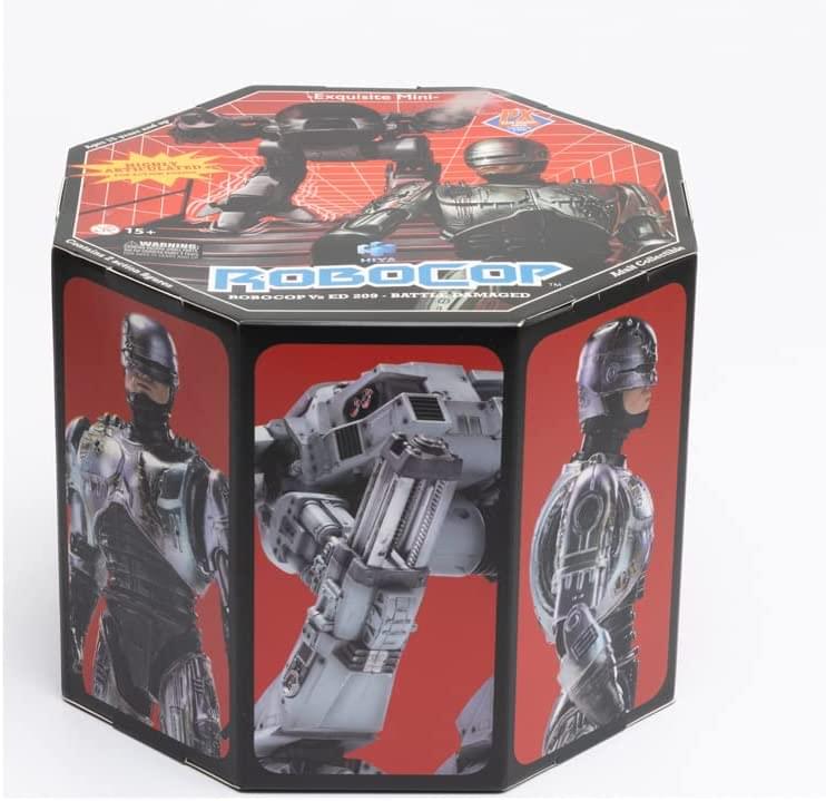 RoboCop ED-209 vs RoboCop Battle Damage Exclusive 1/8 Action Figure 2-Pack