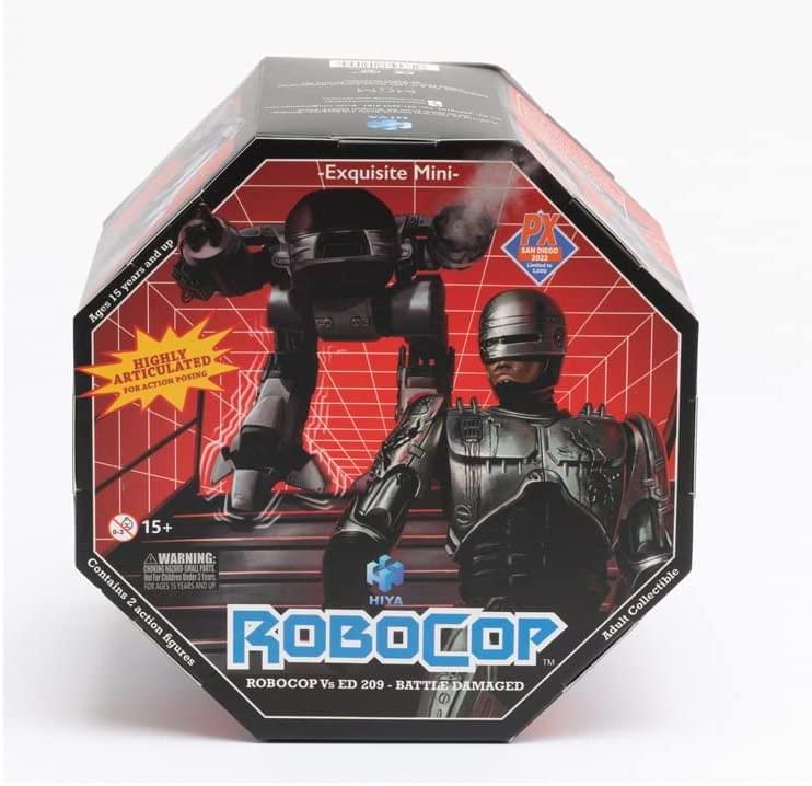 RoboCop ED-209 vs RoboCop Battle Damage Exclusive 1/8 Action Figure 2-Pack