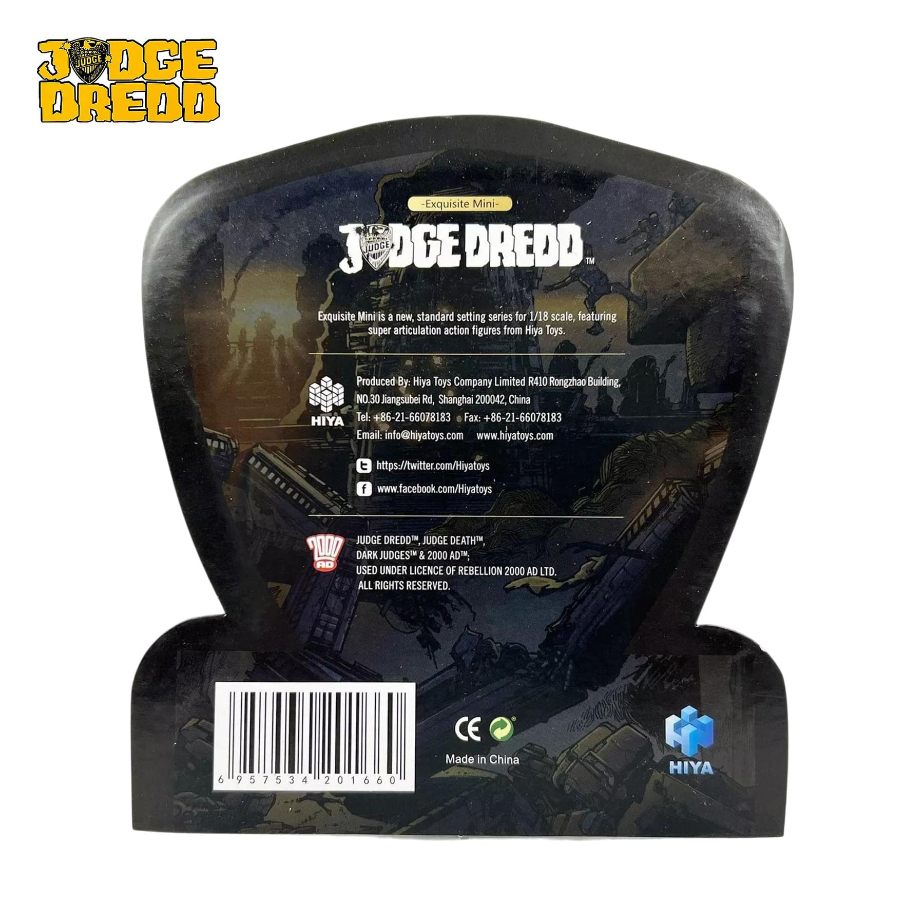 2000 AD Exquisite Mini Series Judge Dredd 1:18 Scale PX Previews Exclusive Figure