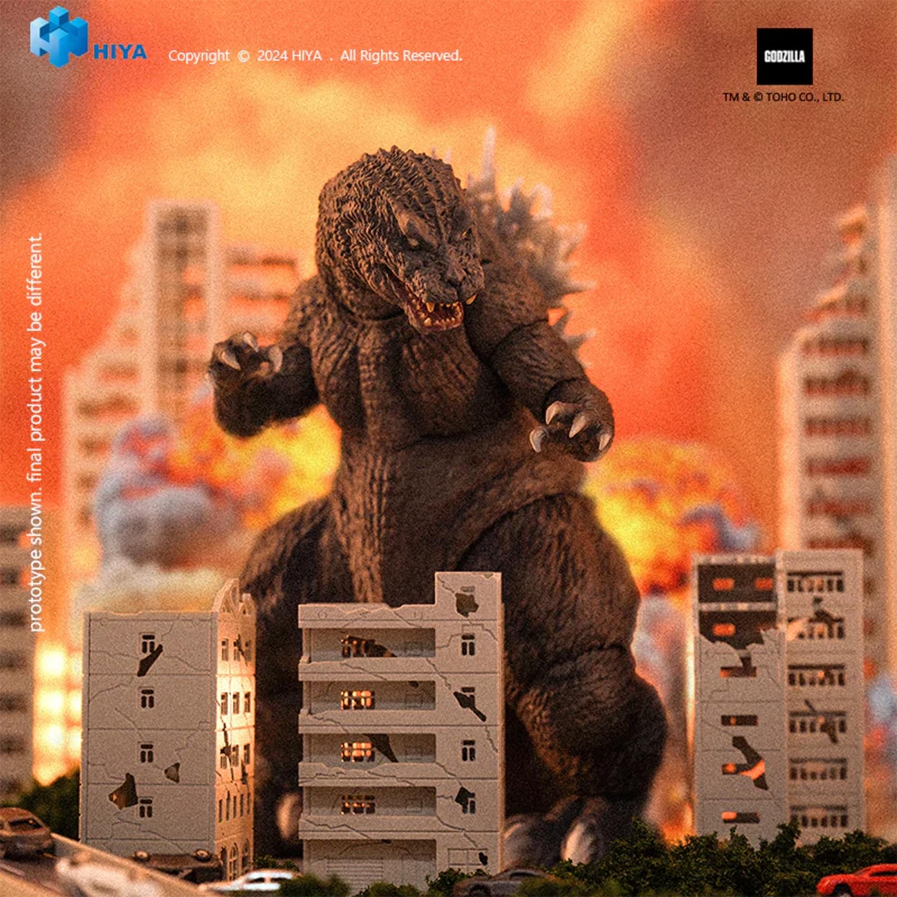 Godzilla: Monsters All-Out Attack (2001) Godzilla 7-Inch Action Figure