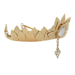 Oz Witch Metal Costume Crown Adult: Gold