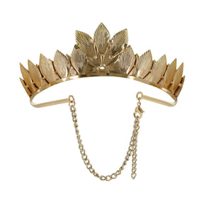 Oz Witch Metal Costume Crown Adult: Gold
