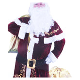 Oversized Santa Belt with Big Metal Buckle Costume Accessory