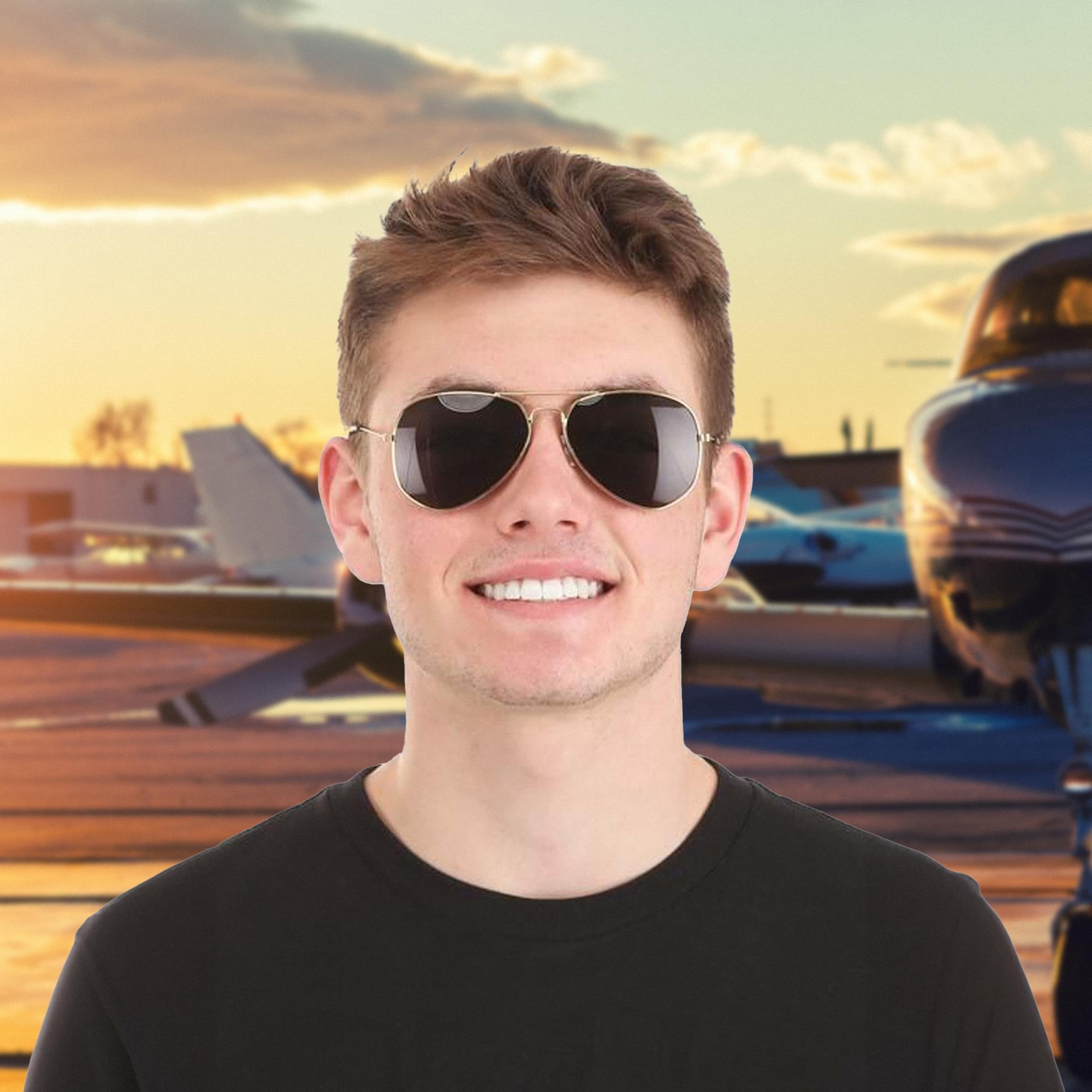 Police / Aviator Costume Glasses