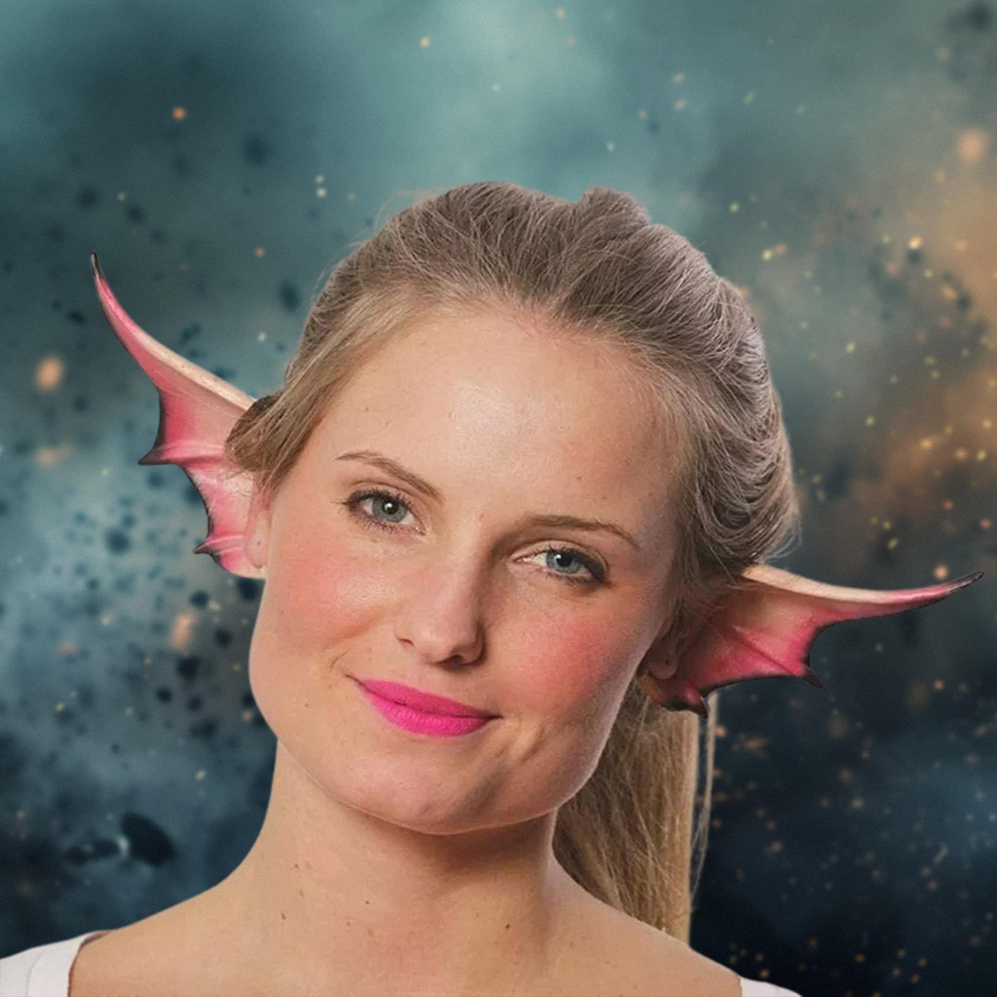 Cosplay Flexi Ears Costume Accessory Winged Dragon Gargoyle Flesh