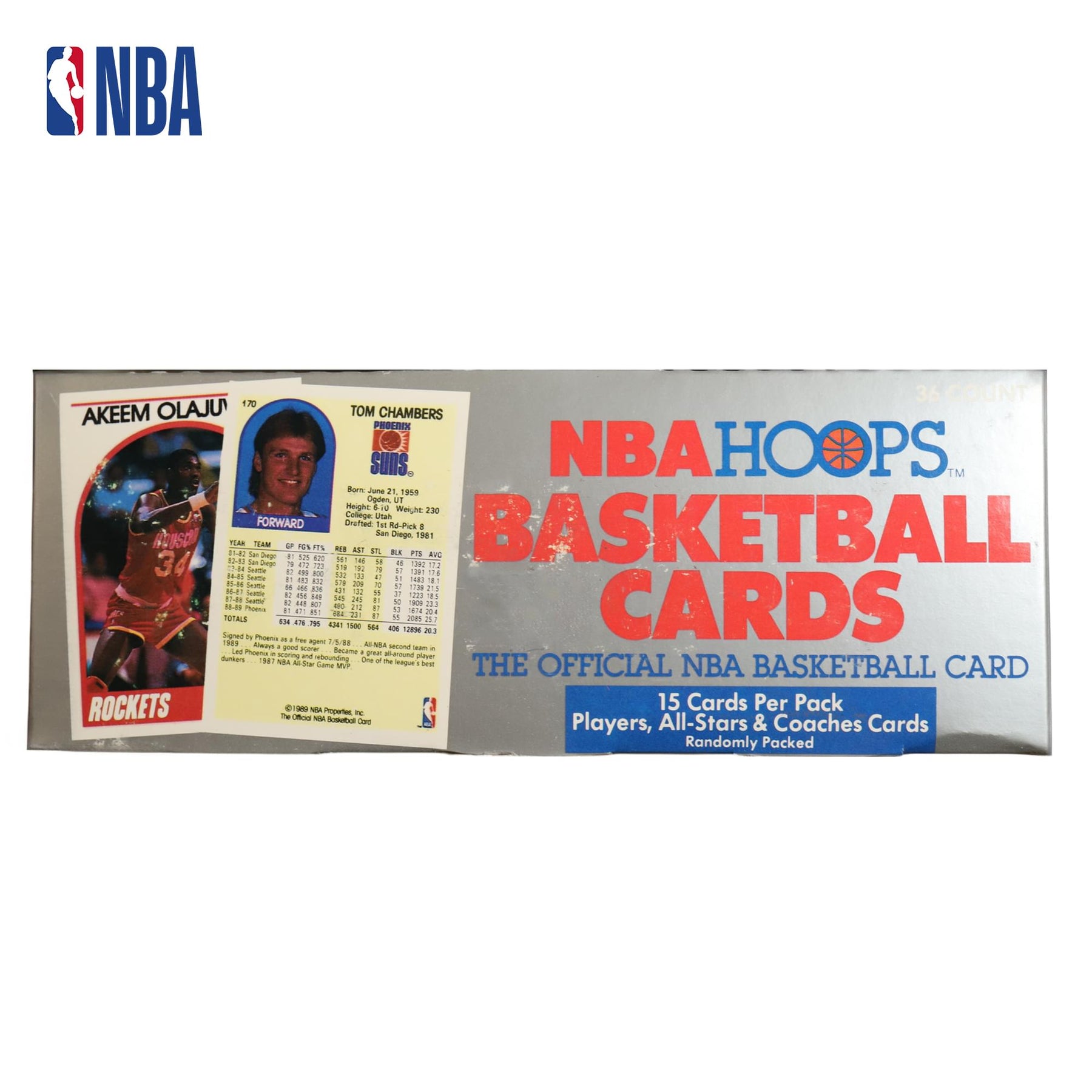 NBA 1989 Hoops Basketball Series 1 Sealed Box | 36 Packs