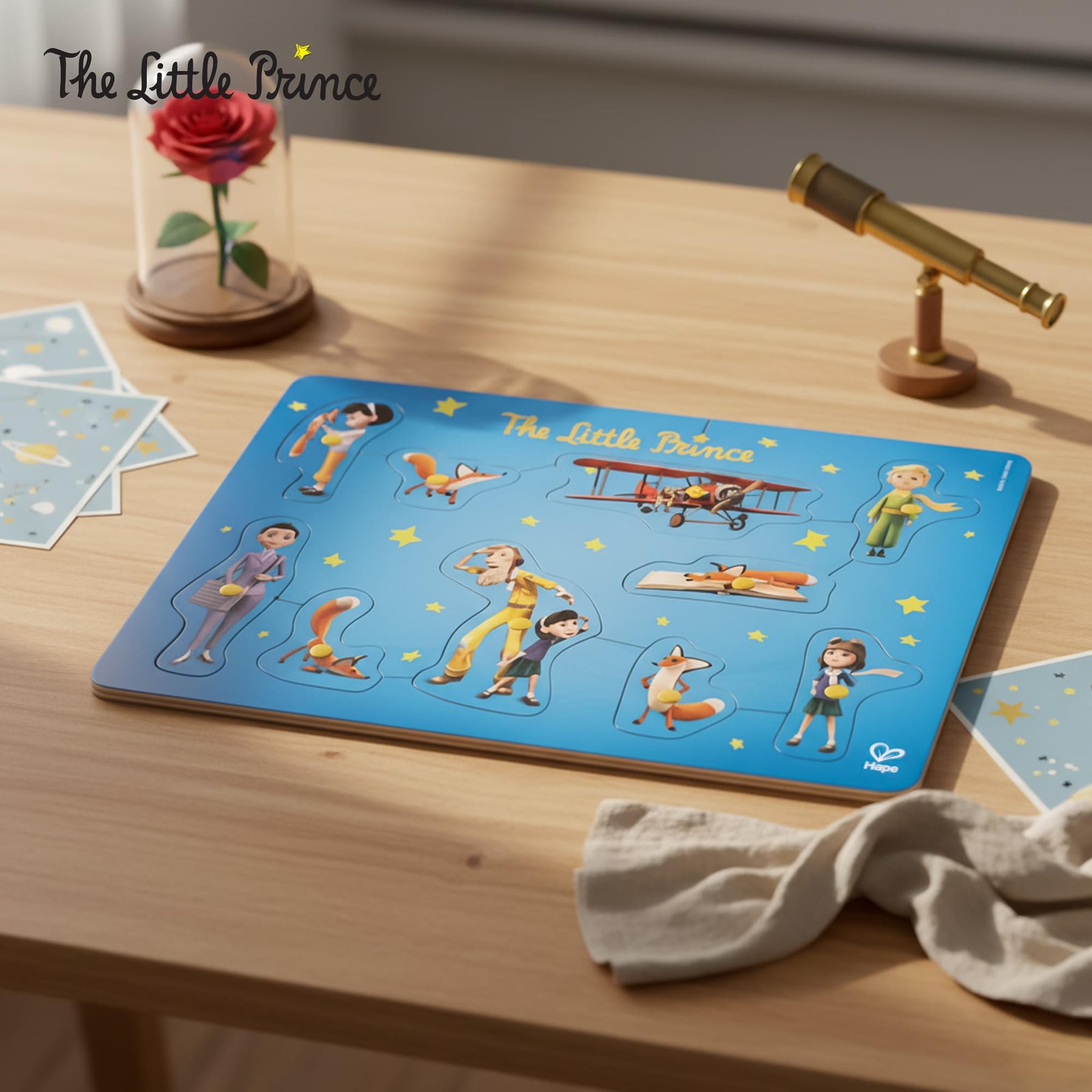 The Little Prince Wood 10-Piece Puzzle