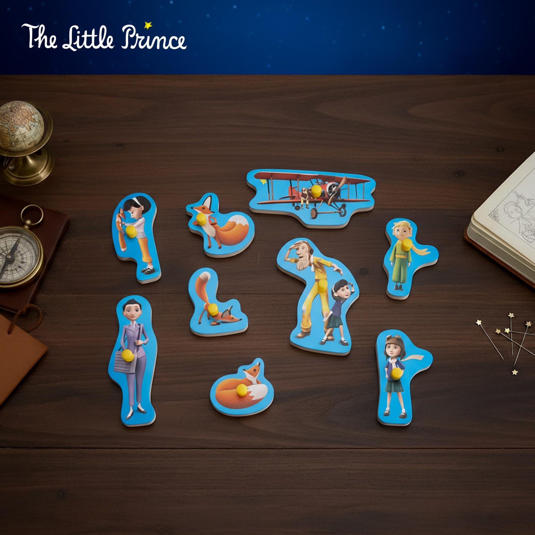 The Little Prince Wood 10-Piece Puzzle