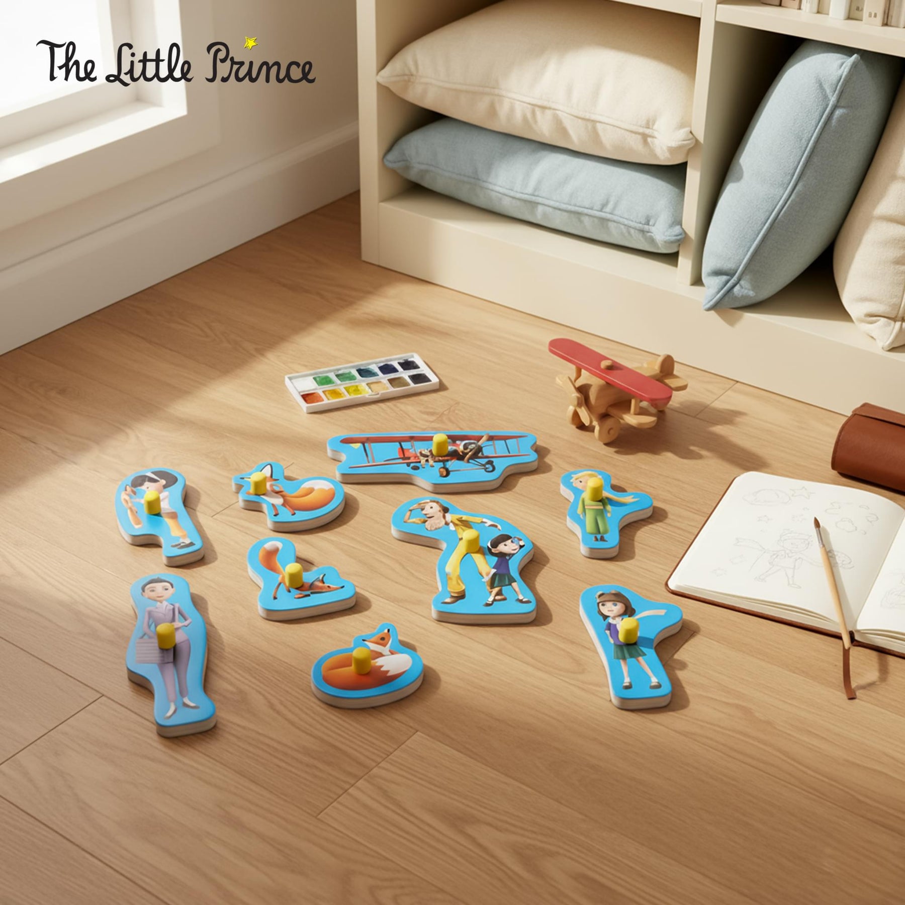 The Little Prince Wood 10-Piece Puzzle