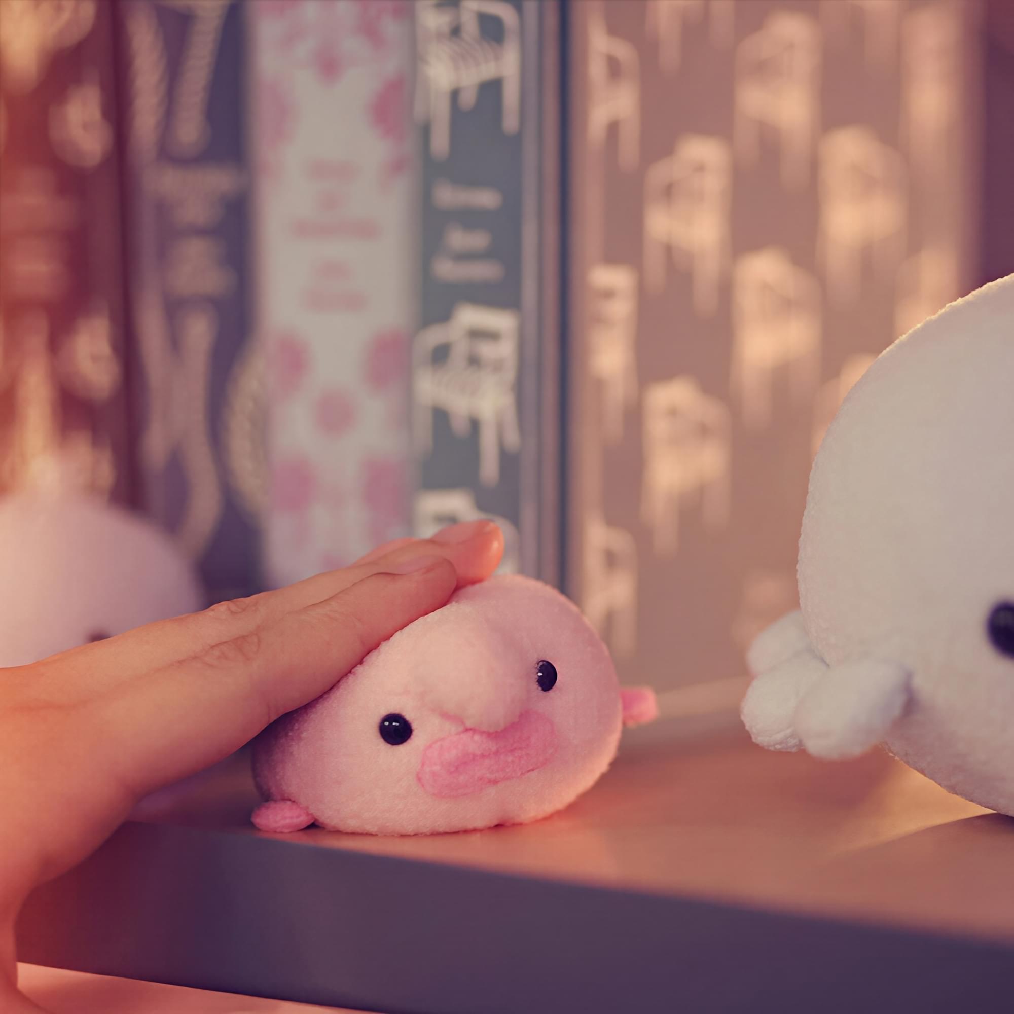 Oddballz Blobfish 2.5 Inch Plush Animal Keyring