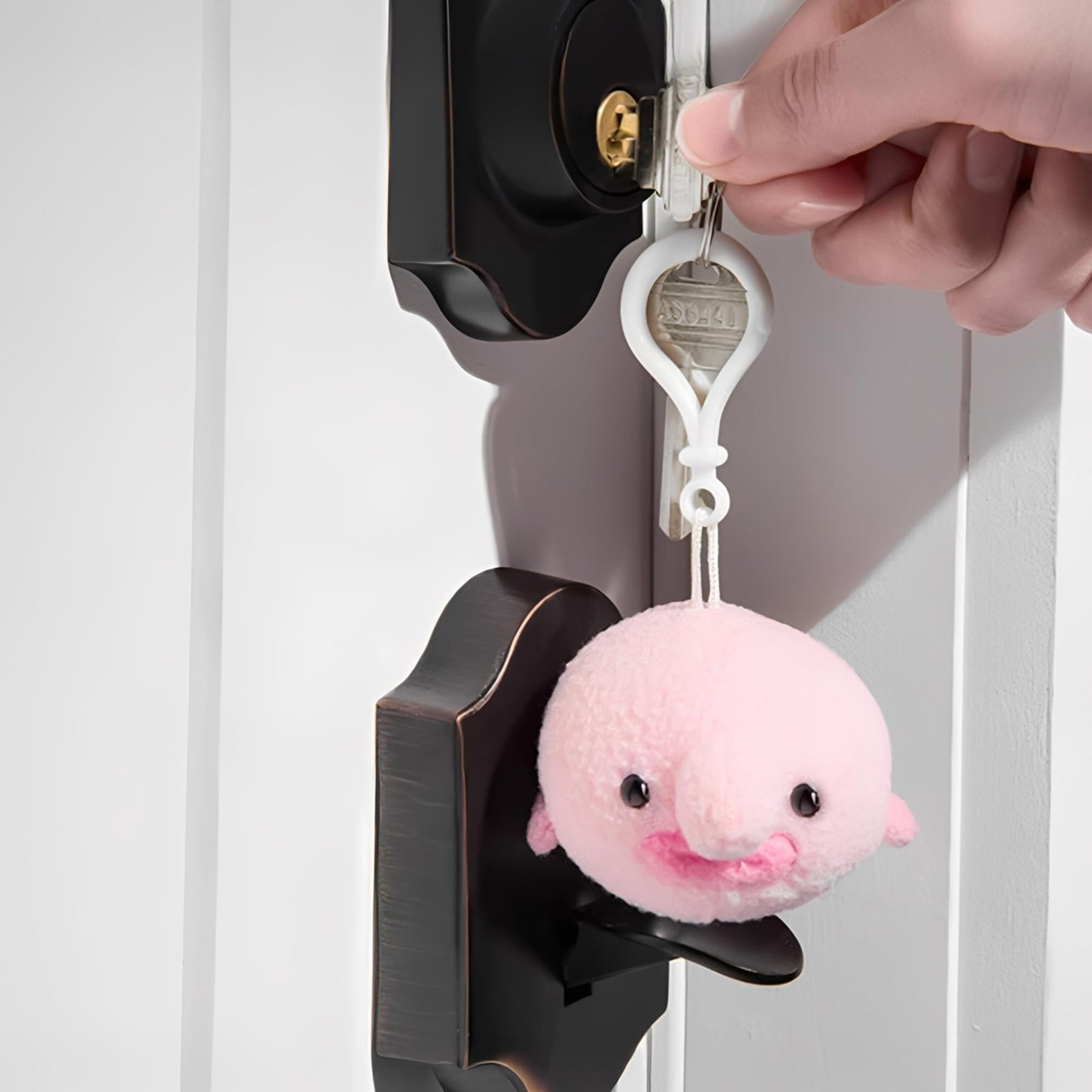Oddballz Blobfish 2.5 Inch Plush Animal Keyring