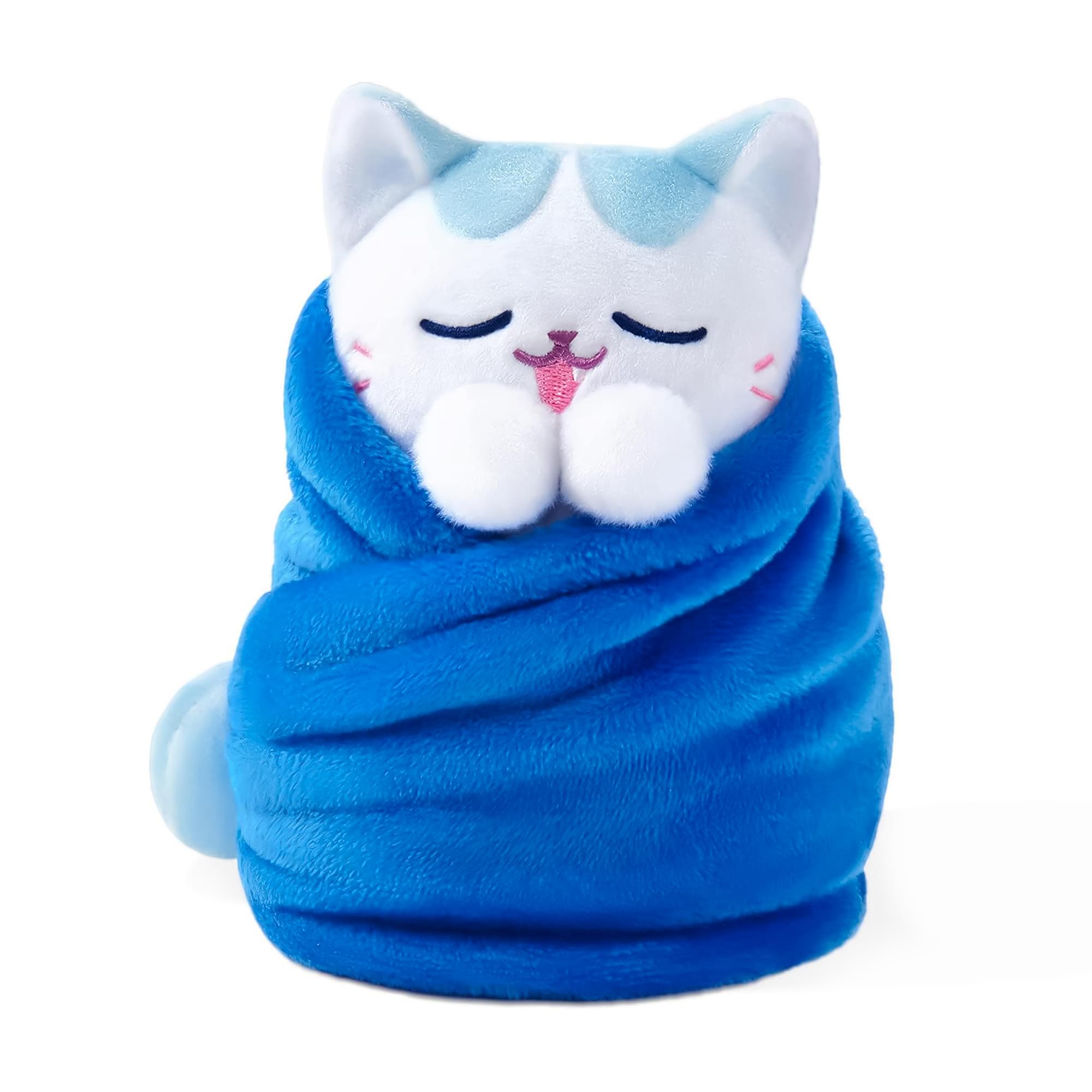 Purritos 7 Inch Plush Cat in Blanket | Snow Cone