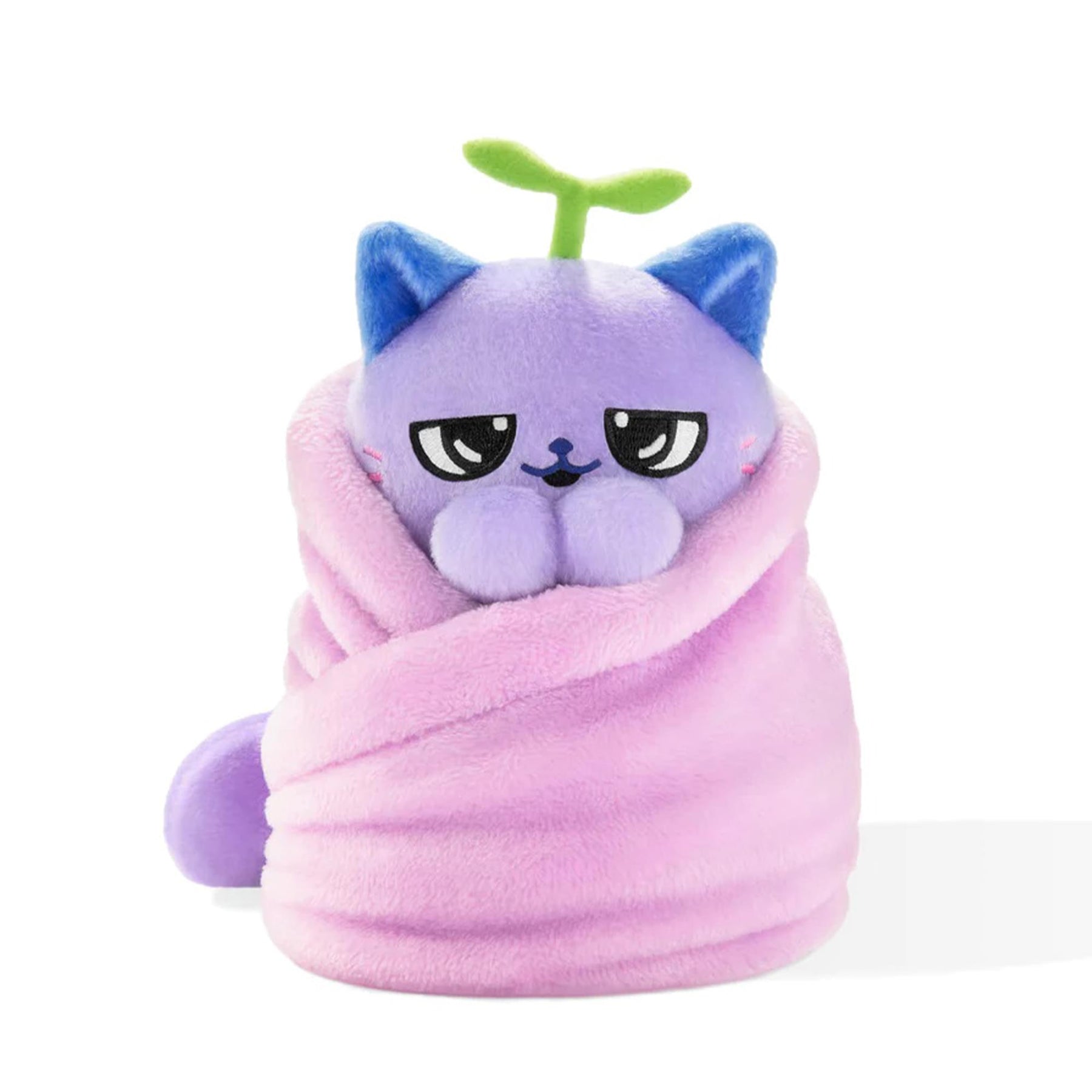 Purritos 7 Inch Plush Cat in Blanket | Beans