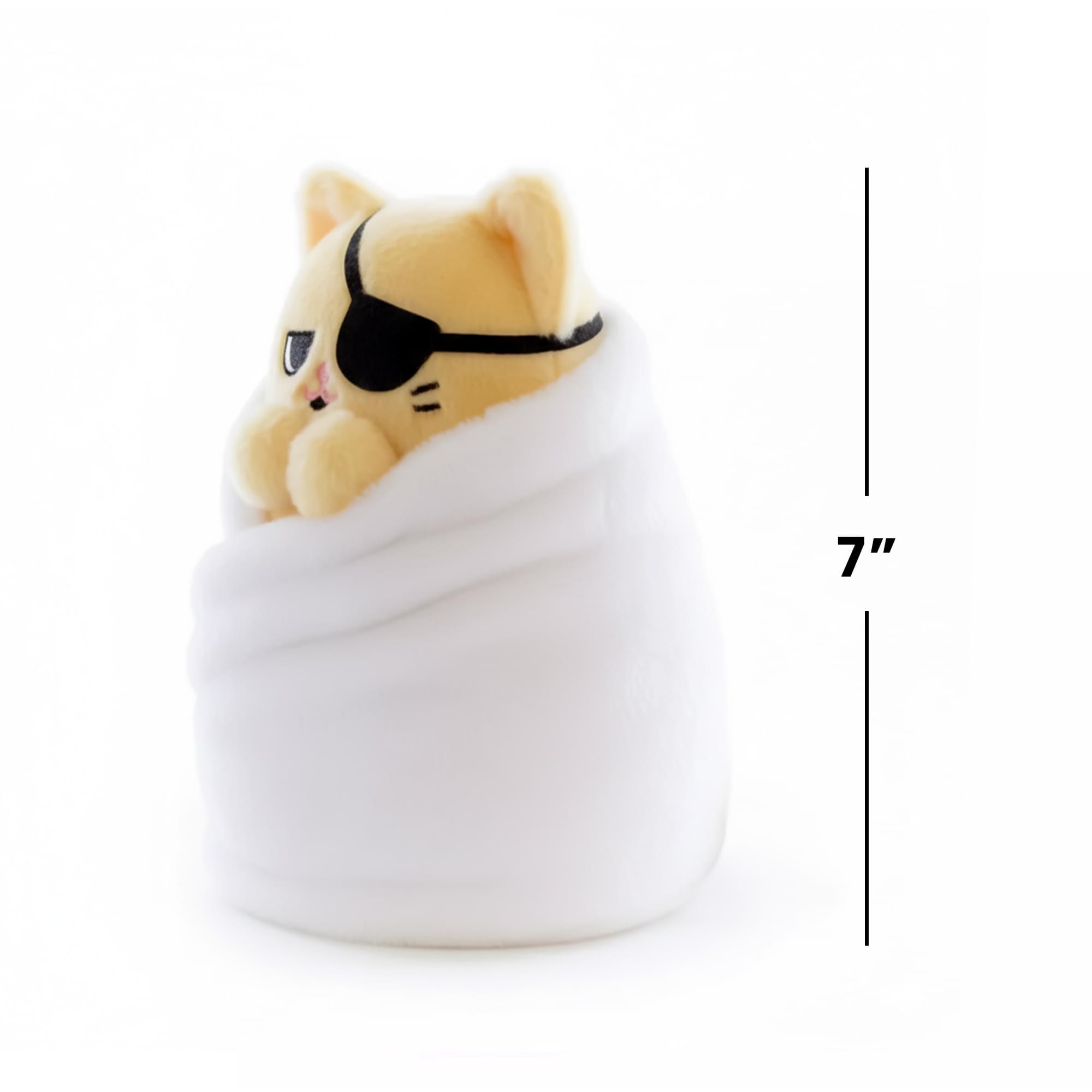 Purritos 7 Inch Cat In Blanket Plush Series 2 - Tamago