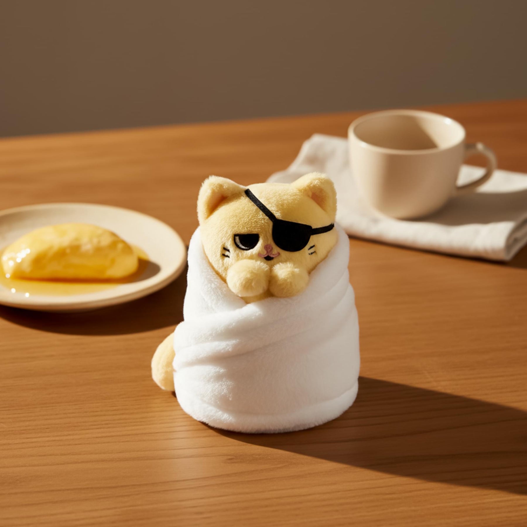 Purritos 7 Inch Cat In Blanket Plush Series 2 - Tamago