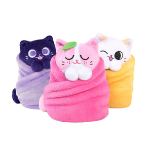 Purritos 7 Inch Plush Cat in Blanket | Sesame