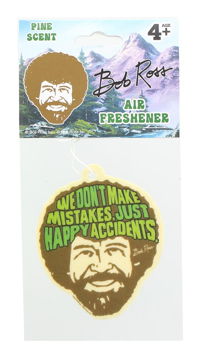 Bob Ross Air Freshener: Happy Accidents