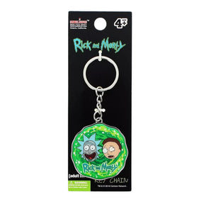 Rick and Morty Metal Keychain: Portal