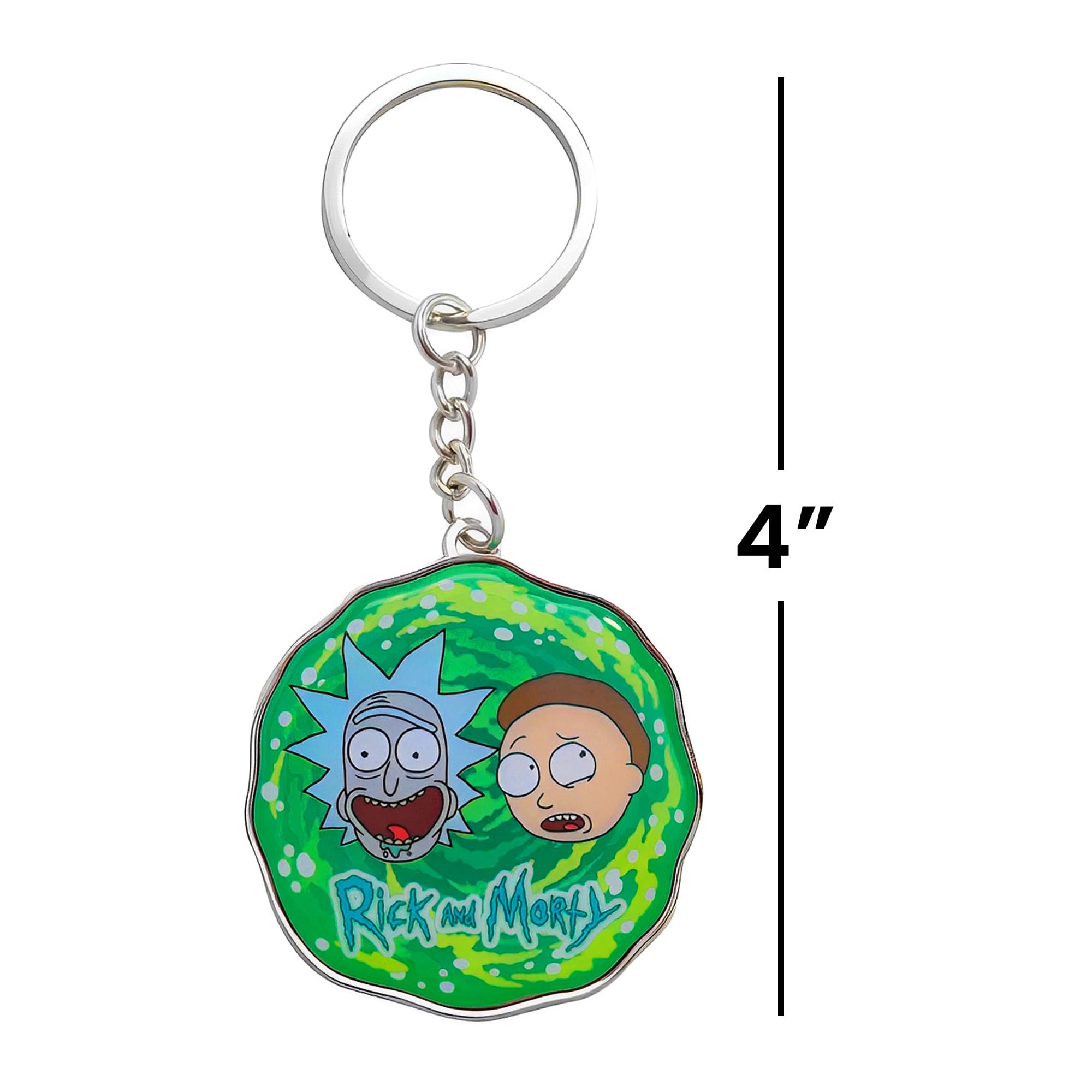 Rick and Morty Metal Keychain: Portal