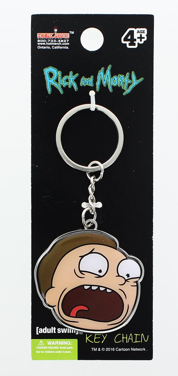 Rick and Morty Metal Keychain: Morty