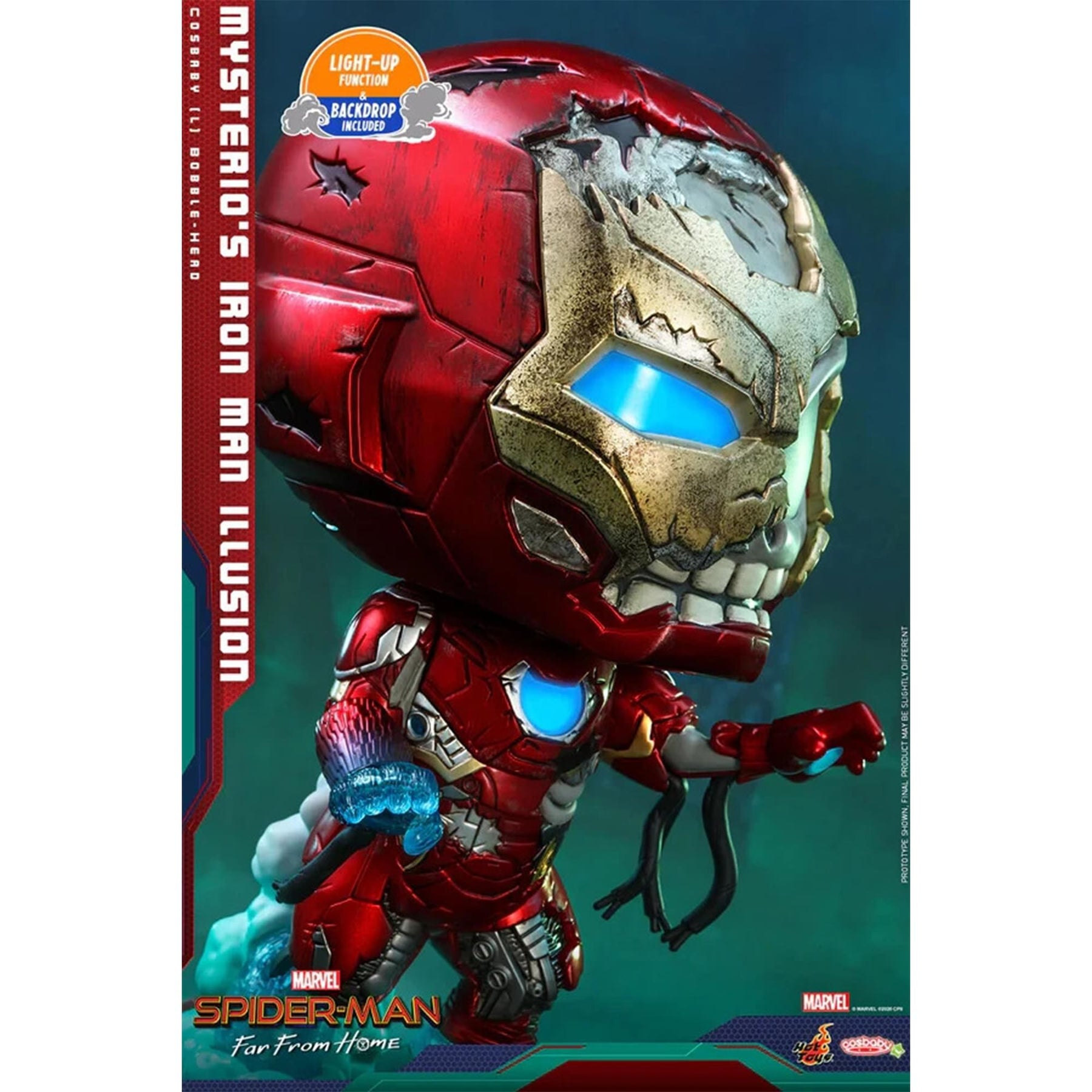 Marvel Studios Spider-Man: Far From Home Mysterio's Iron Man Illusion Cosbaby