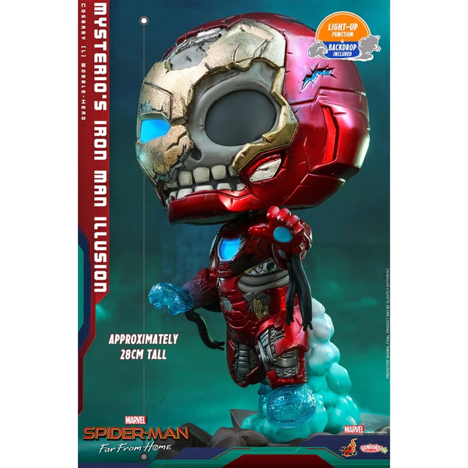 Marvel Studios Spider-Man: Far From Home Mysterio's Iron Man Illusion Cosbaby