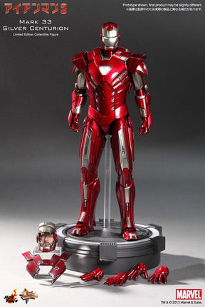 Iron Man 3 Silver Centurian Mark XXXIII (33) Hot Toys 1:6 Scale Figure