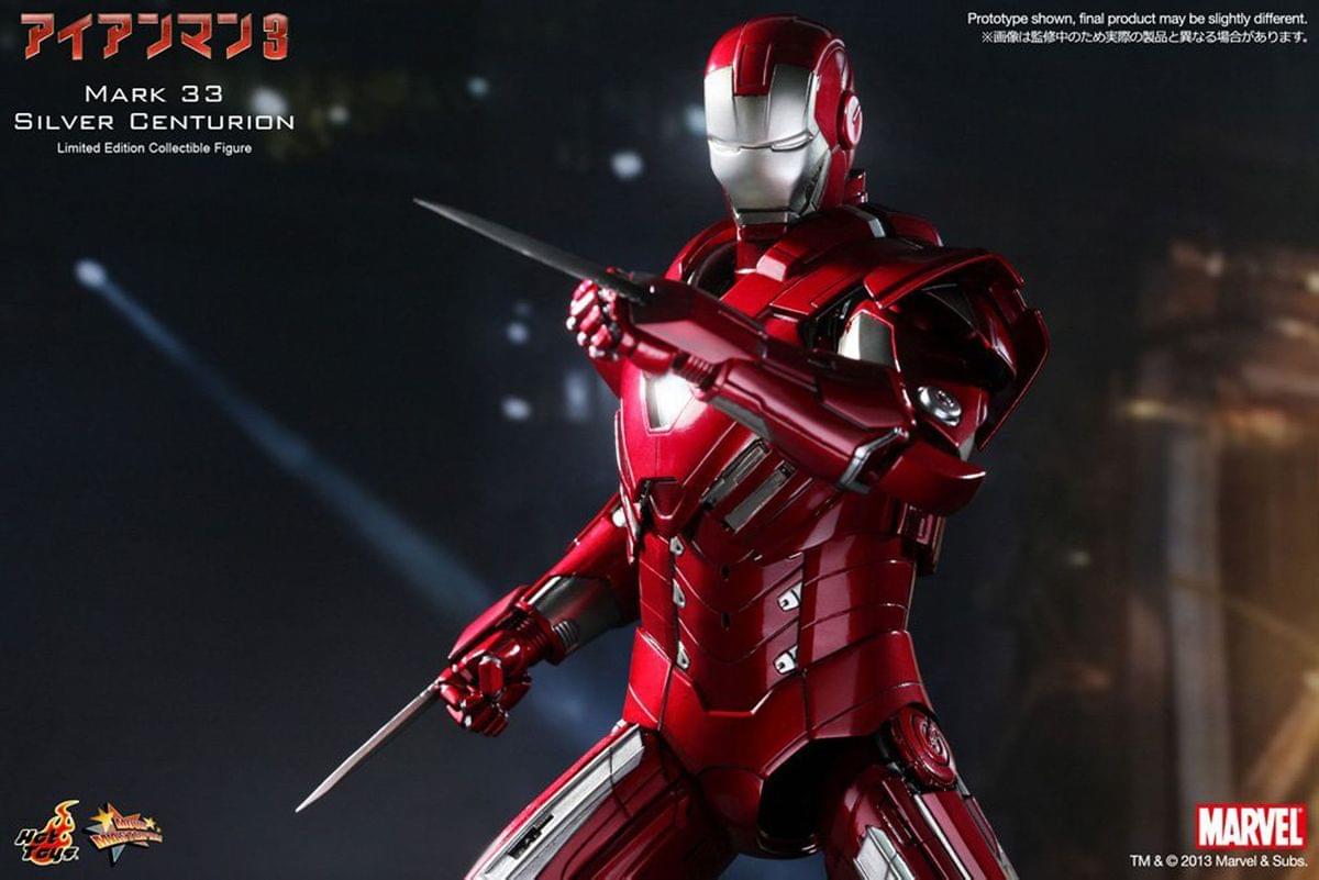 Iron Man 3 Silver Centurian Mark XXXIII (33) Hot Toys 1:6 Scale Figure