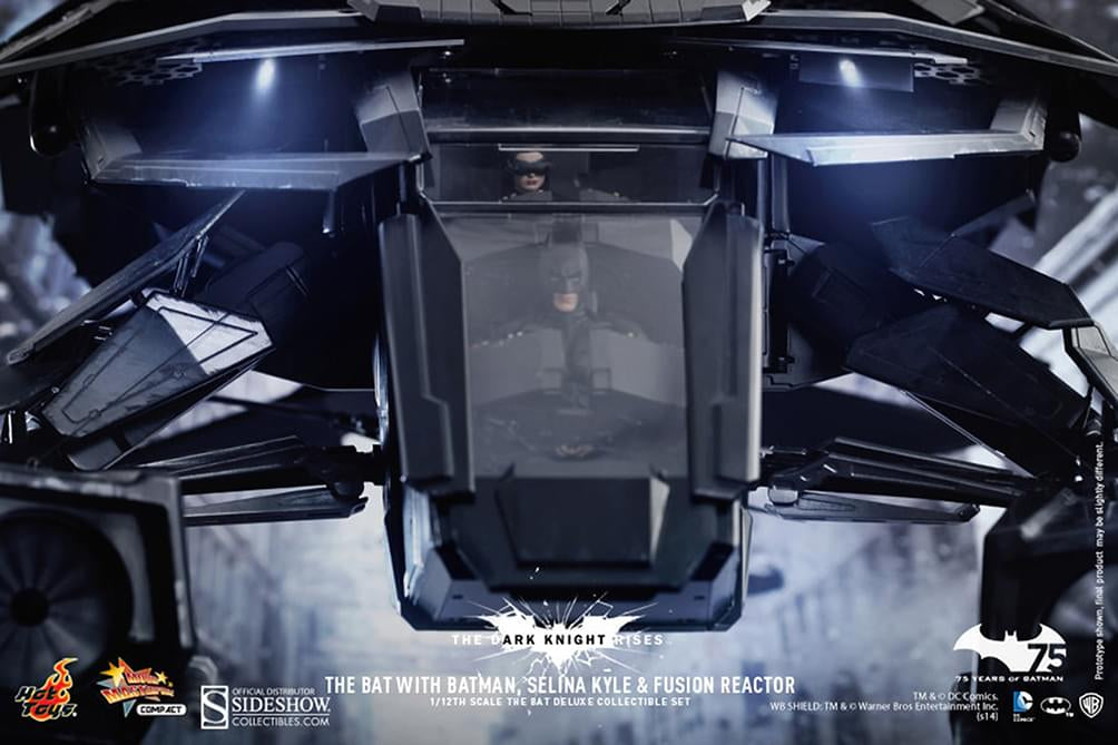 Dark Knight Rises 1/12 Scale The Bat Deluxe Collectible Set by Hot Toys
