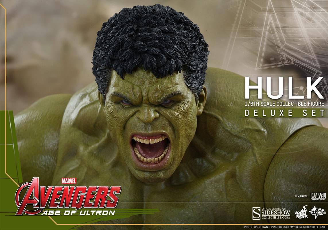 Marvel Avengers Age of Ultron 16 Collectible Figure Hulk Deluxe Set by Hot Toys