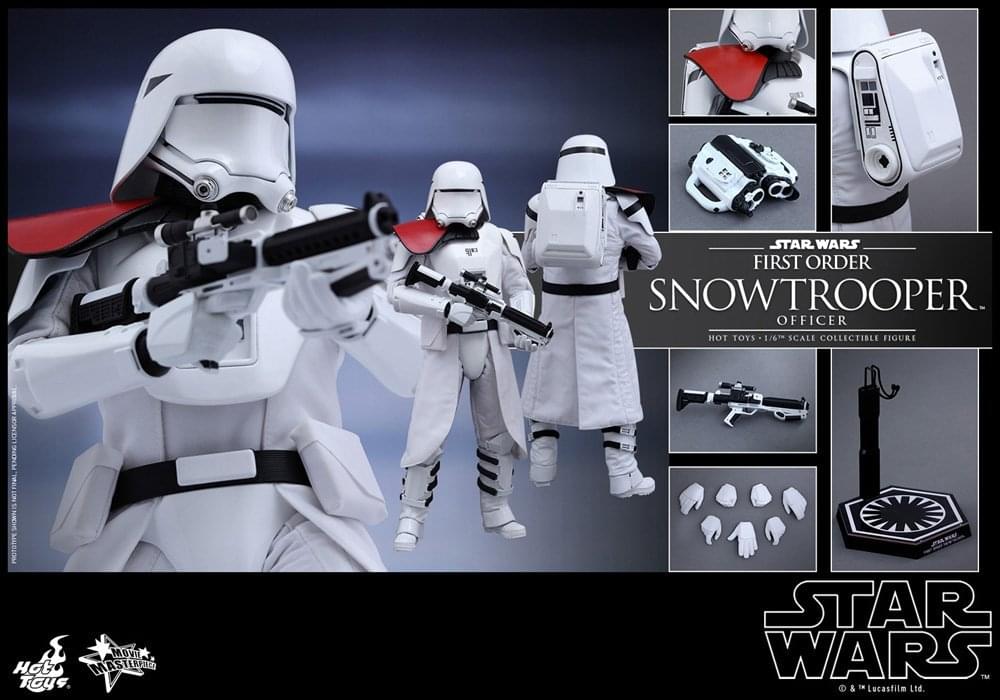 Star Wars Hot Toys 1:6 Scale Collectible Figure: First Order Snowtrooper Officer