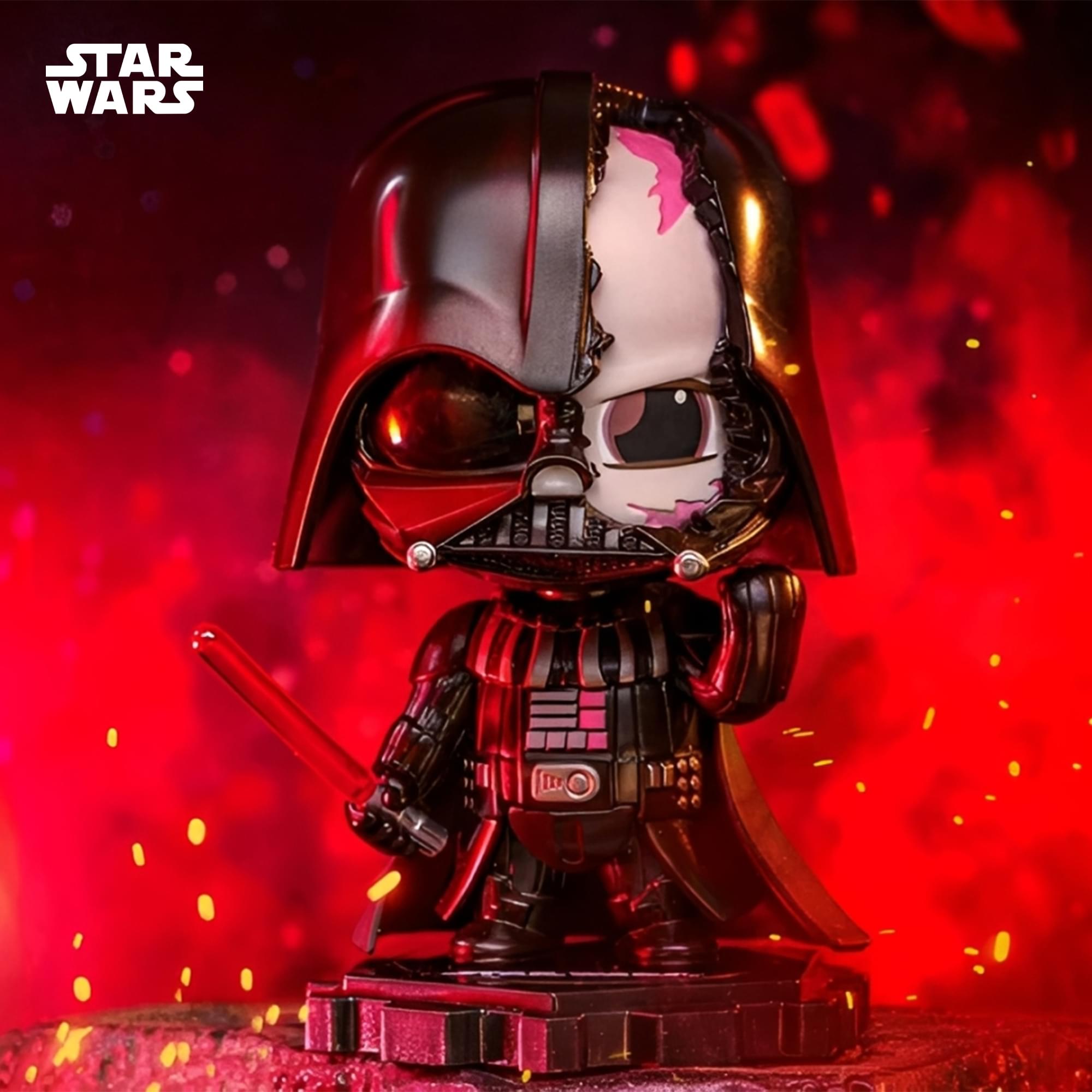 Star Wars Cosbi Bobble Head | Darth Vader (Battle Damaged) #24